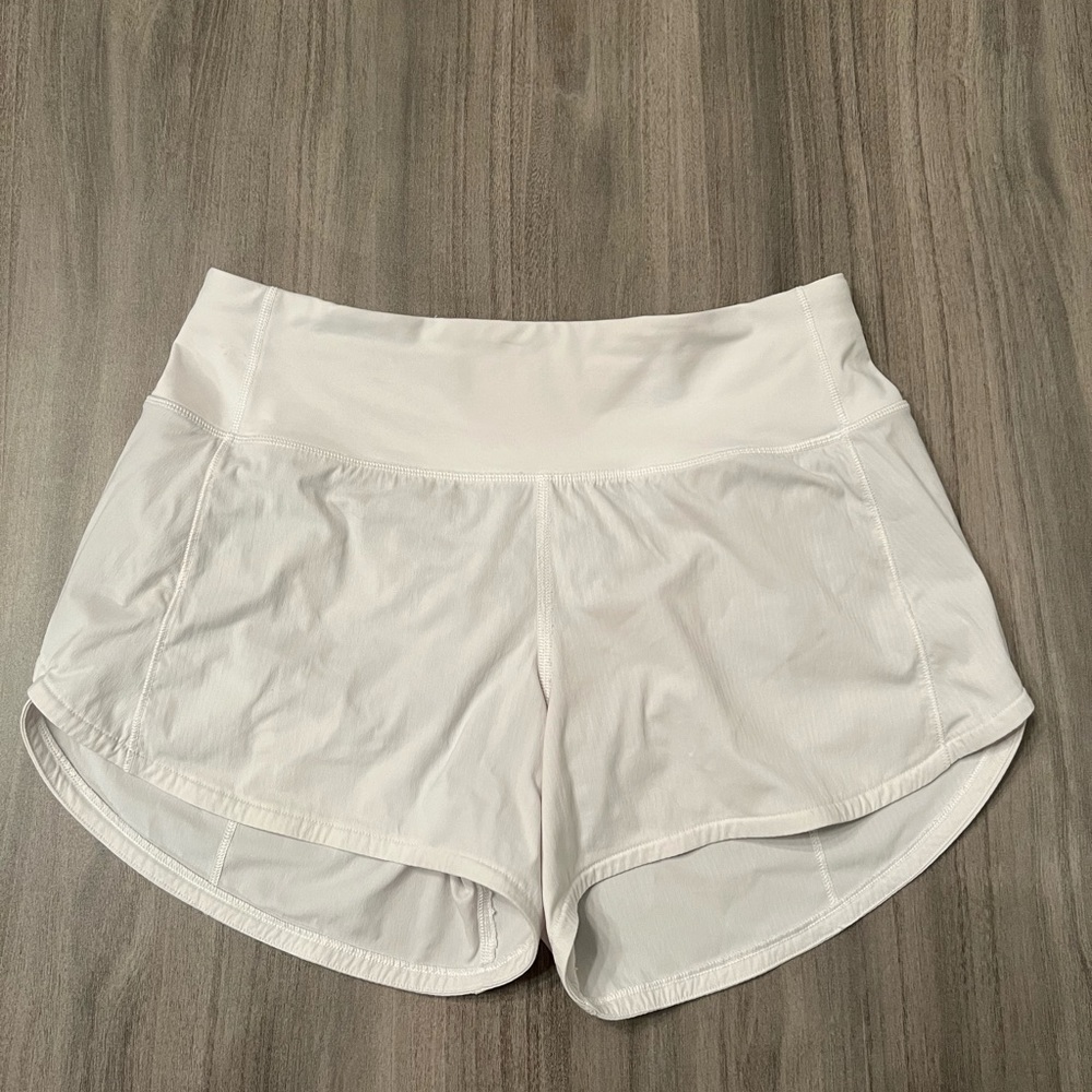 Lululemon Run speed up mid rise lined shorts 4”